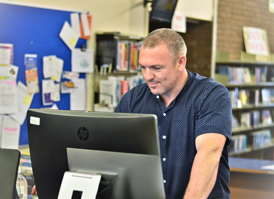 Marie, Milngavie Library team member